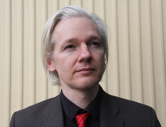 Julian Assange, da han var på den norske SKUP-konferansen for undersøkende journalistikk i mars i år. (Foto: Espen Moe. Se lisens) Julian Assange, da han var på den norske SKUP-konferansen for undersøkende journalistikk i mars i år. (Foto: Espen Moe. Se lisens)