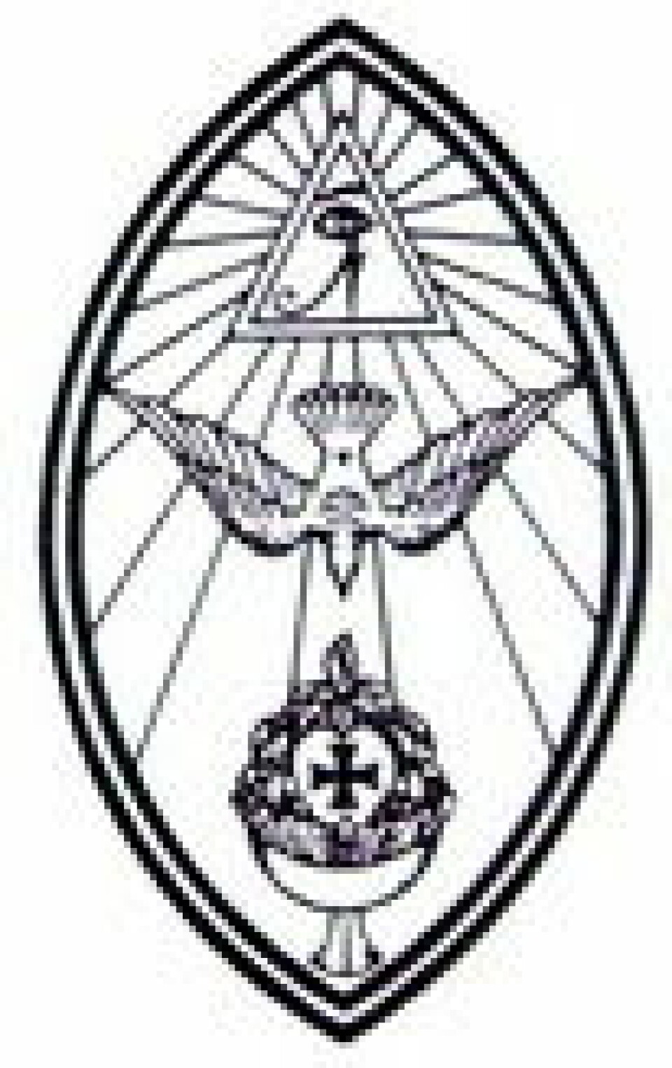 'Ordo Templi Orientis' symbol. Gjengitt med tillatelse fra The Aleister Crowley Society/Lashtal.com.'