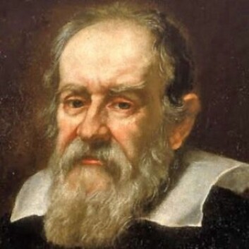 "Fysikeren og astronomen Galileo Galilei(1564-1642), malt av Justus Sustermans i 1636. (Kilde: Wikimedia Commons)" "Fysikeren og astronomen Galileo Galilei(1564-1642), malt av Justus Sustermans i 1636. (Kilde: Wikimedia Commons)"