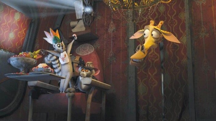 "Ringhalelemur-kongen Julian nyter livet på første klasse i flyet som dyra i filmen Madagaskar 2 har bygget for å reise fra øya. Litt mer tilfeldig og ufrivillig, kan små pattedyr faktisk ha seilt på "flåter" fra fastlandet til Madagaskar, antyder en ny studie. (Foto: United International Pictures)" "Ringhalelemur-kongen Julian nyter livet på første klasse i flyet som dyra i filmen Madagaskar 2 har bygget for å reise fra øya. Litt mer tilfeldig og ufrivillig, kan små pattedyr faktisk ha seilt på "flåter" fra fastlandet til Madagaskar, antyder en ny studie. (Foto: United International Pictures)"