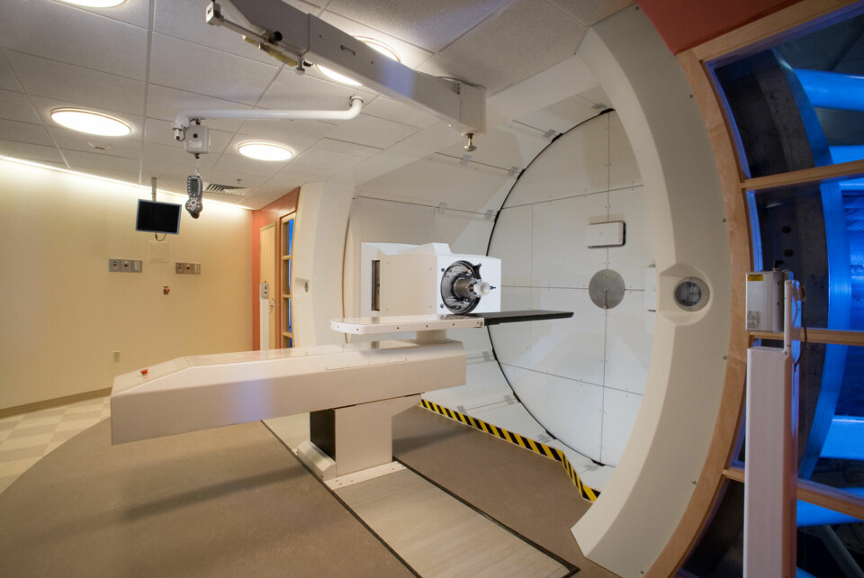Behandlingsrom for protonterapi ved University of Florida Proton Therapy Institute.  (Foto: IBA)