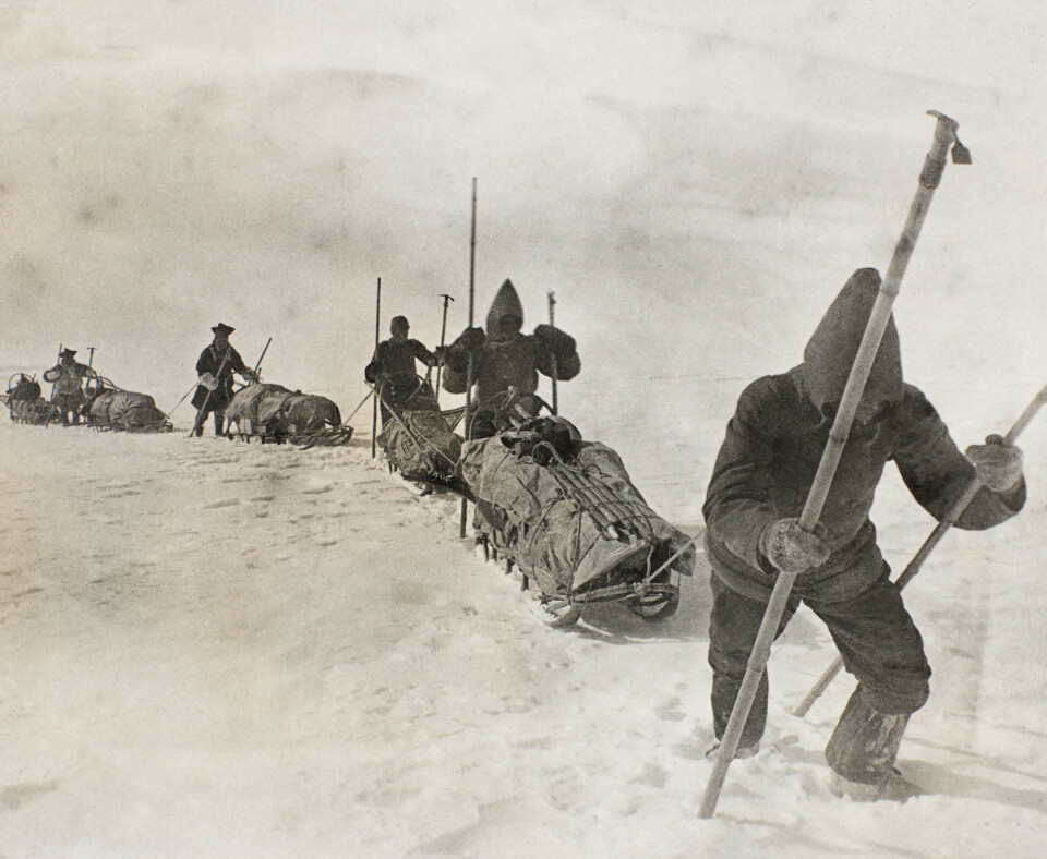 Nansen og følget hans krysset Grønlandsisen i august og september 1888.