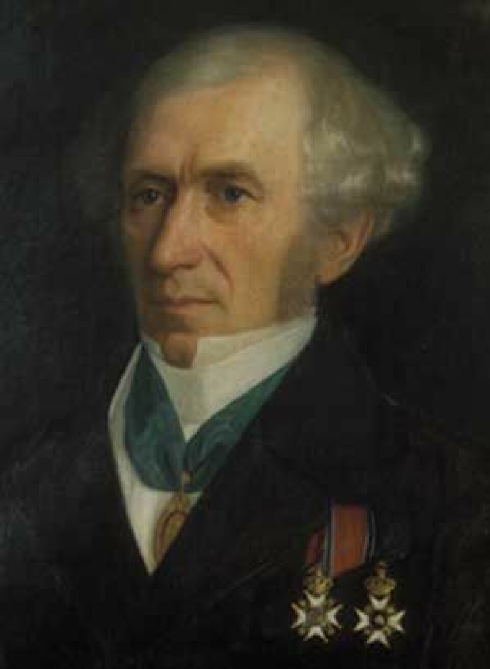 Baltazar Mathias Keilhau (født 1797 i Biri, død 1858) (Maleri: Christiane Schreiber )