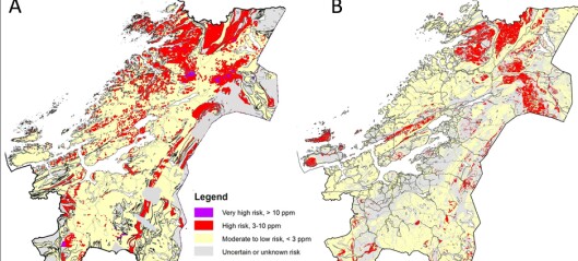 Store deler av landet får nye kart over den farlige radongassen