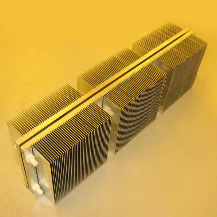 Varmepumpe med termoelektrisk element (Foto: Jan Kåre Bording, Universitetet i Stavanger) Varmepumpe med termoelektrisk element (Foto: Jan Kåre Bording, Universitetet i Stavanger)