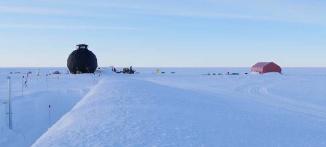 Kronprinsen bidrog til klimaforsking på Grønland