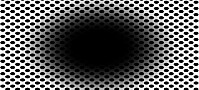 Denne optiske illusjonen får folk til å føle at de faller inn i et svart hull