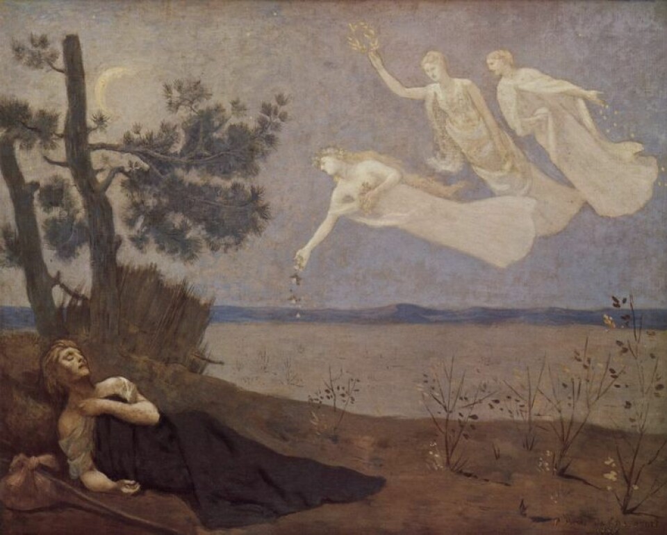 Der Traum (1883) (Maleri: Pierre-Cécile Puvis de Chavannes)