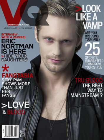 True Blood-fansen er ikke imponert over oppmerksomheten Twilight får, med blant annet hovedrolleinnehaveren Robert Pattison på forsiden av GQ-magazine. Fansen lager derfor egne manipulerte forsider, med deres favoritter på. Illustrasjon: True Blood Fan Wiki True Blood-fansen er ikke imponert over oppmerksomheten Twilight får, med blant annet hovedrolleinnehaveren Robert Pattison på forsiden av GQ-magazine. Fansen lager derfor egne manipulerte forsider, med deres favoritter på. Illustrasjon: True Blood Fan Wiki