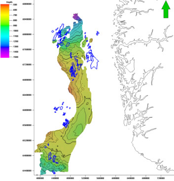 Utsira-formasjonen er enorm, og kan romme 20-60 milliarder tonn CO2 som injiseres over en periode på 300 år. (Illustrasjon: Sintef) Utsira-formasjonen er enorm, og kan romme 20-60 milliarder tonn CO2 som injiseres over en periode på 300 år. (Illustrasjon: Sintef)