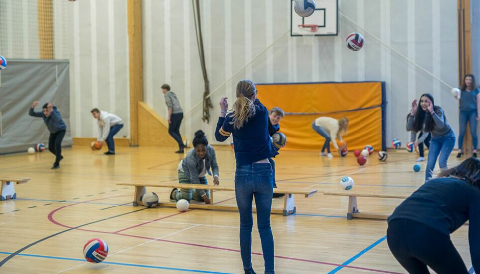 Physical activity does not need to be too intense to have an impact on school performance. From the ScIM study at Vøyenenga School in Bærum.