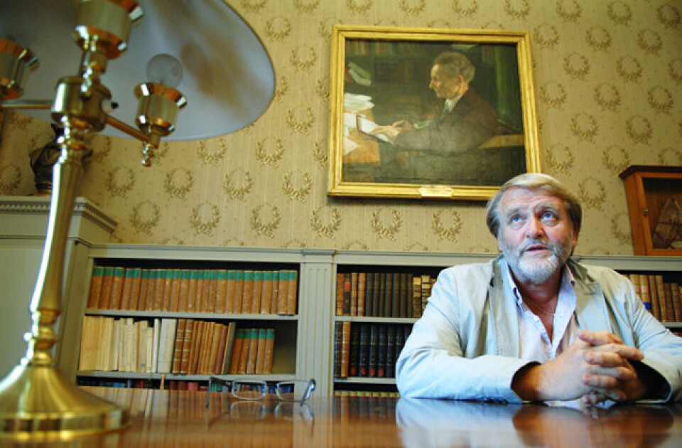 – Når eg høyrer ordet elitisme, vert eg berre oppgitt. Det er ein klassisk norsk debattstoppar, tykkjer formidlingsprisvinnar Bernt Hagtvet. (Foto: Ola Sæther, UiO)