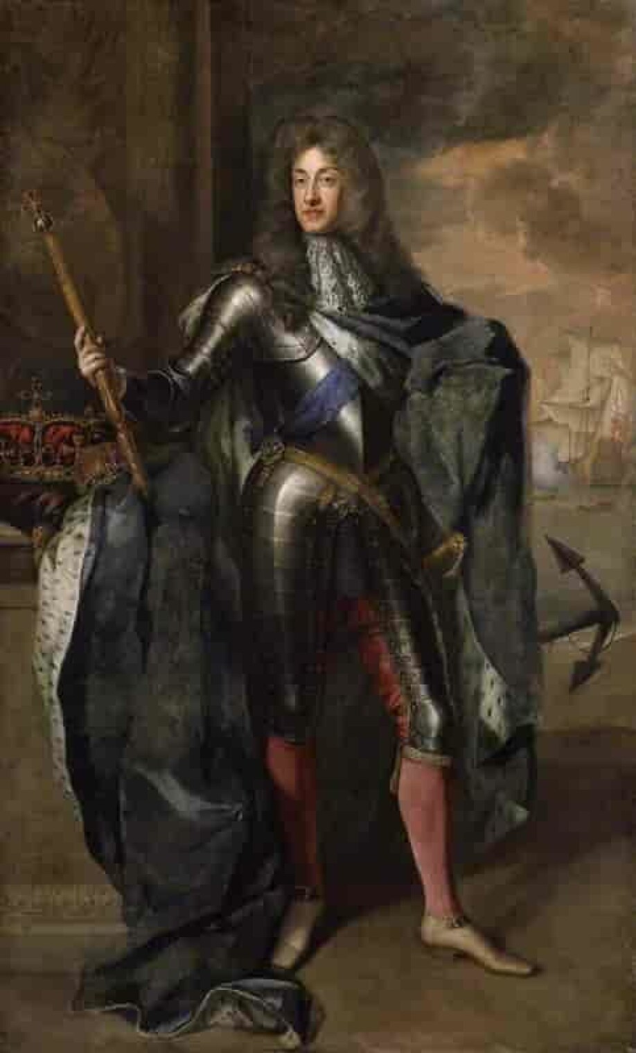 Jakob II (på engelsk James II) malt i 1684.