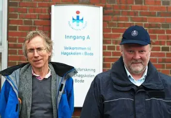 Statsviterne Ole Johan Andersen (t.v.) og Jon Pierre leder et forskningsprosjekt om strategiske regioner. (Foto: Andreas Høy Knudsen)