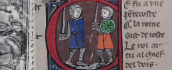 Mye tyder på at de franske ridderromanene ikke bare var ment å underholde, men også fremme og forskjønne ridderskapet. (Illustrasjon: Annica Thomsson. Kilde: Bibliothèque nationale de France) Mye tyder på at de franske ridderromanene ikke bare var ment å underholde, men også fremme og forskjønne ridderskapet. (Illustrasjon: Annica Thomsson. Kilde: Bibliothèque nationale de France)