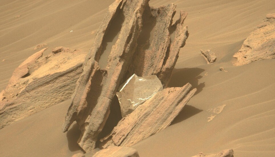 Her har roveren Perseverance funnet søppel på Mars-overflaten.