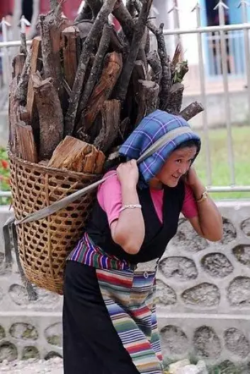 Kvinne i Nepal. (Illustrasjonsfoto: www.colourbox.no)