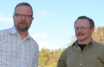Prosjektleder Lars Nesheim ved Bioforsk Midt-Norge og fagkoordinator Oddbjørn Kval-Engstad i Norsk Landbruksrådgiving. (Foto: Pål Thorvaldsen) Prosjektleder Lars Nesheim ved Bioforsk Midt-Norge og fagkoordinator Oddbjørn Kval-Engstad i Norsk Landbruksrådgiving. (Foto: Pål Thorvaldsen)