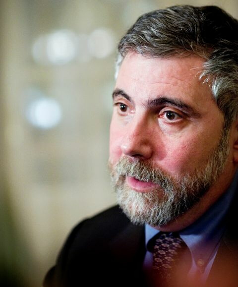Nobelprisvinner i økonomi, Paul Krugman. (Foto: Siv Dolmen)