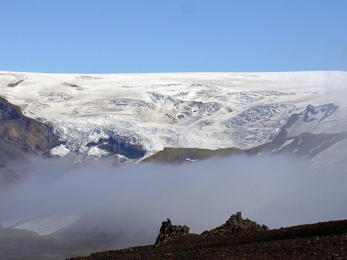 Vulkanen sover: Myrdalsjökull-breen over Katla-vulkanen på Island. (Foto: Chris 73, Creative Commons Attribution-Share Alike 3.0 Unported) Vulkanen sover: Myrdalsjökull-breen over Katla-vulkanen på Island. (Foto: Chris 73, Creative Commons Attribution-Share Alike 3.0 Unported)