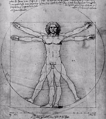 "Leonardo da Vinci laget anatomiske tegninger." "Leonardo da Vinci laget anatomiske tegninger."
