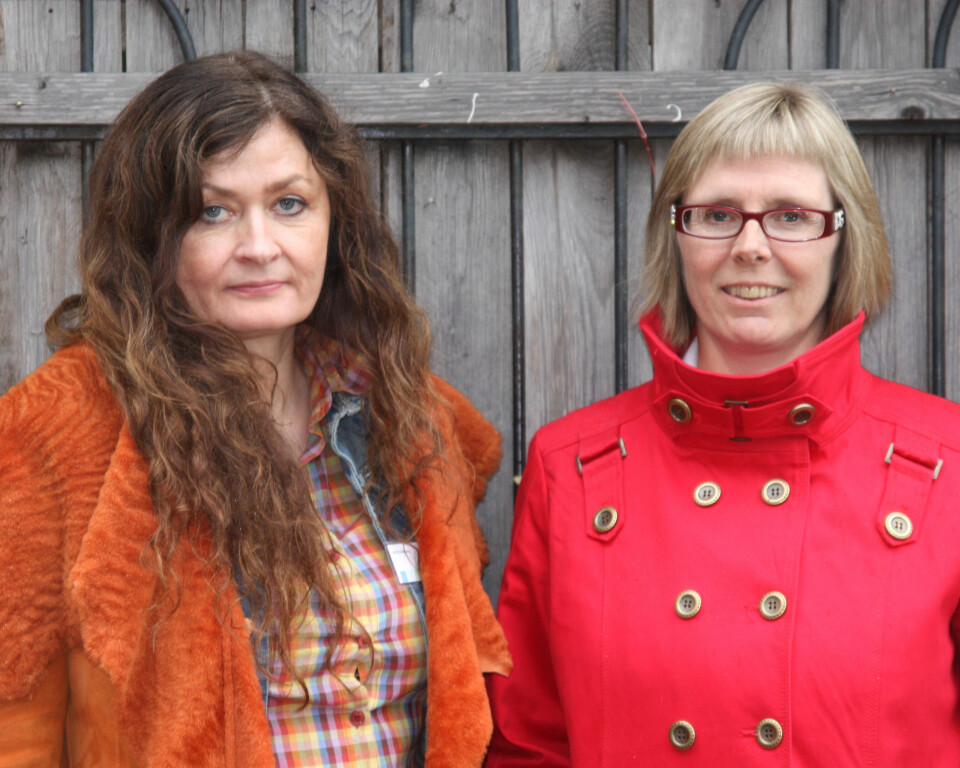 Britt Kramvig (til venstre) og Anne-Britt Flemmen. (Foto: Stine Bøe)