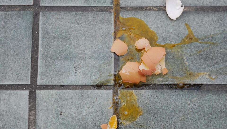 Det vil nok se mest ut som dette hvis du prøver å steke et egg på bakken.
