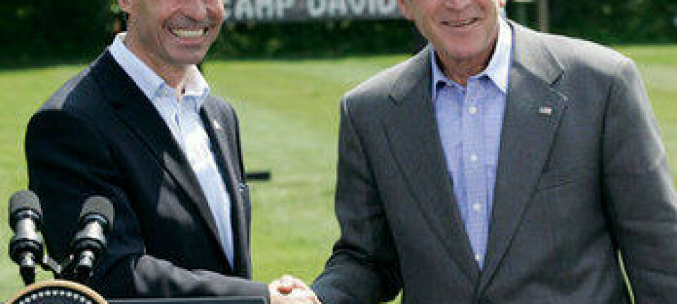 George Bush og Anders Fogh Rasmussen i 2006. (Foto: The White House)
