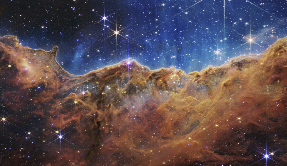 Bildet av stjernetåken Carina viser det forskerne omtaler som «kosmiske klipper».