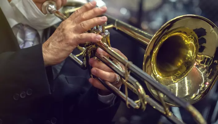 Messingblåseinstrumenter som tuba, trompet og trombone var supersprederne blant instrumentene.