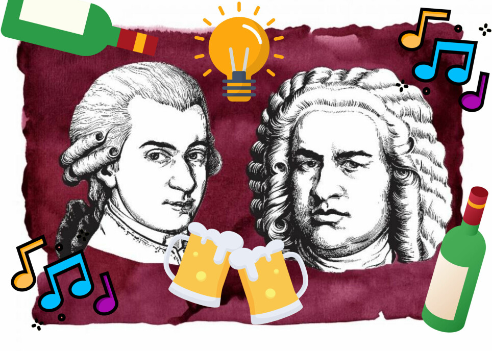 Er det en sammenheng mellom kunstnerisk geni og alkohol. Se bare på Mozart eller Bach: Ingen av dem var avholdsmenn, og de produserte noen av Vestens største musikalske mesterverker.