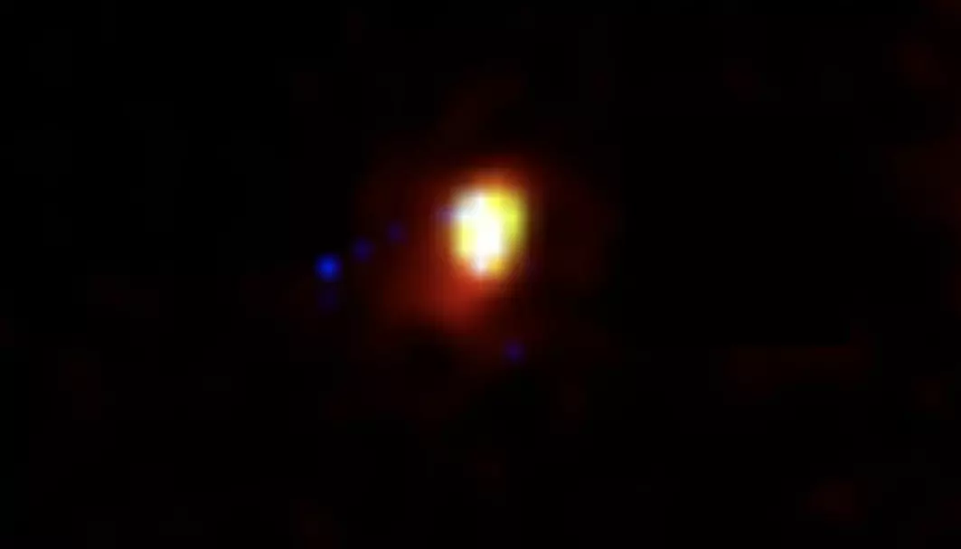 Galaksen CEERS-93316 kan være den fjerneste galaksen som er kjent. Den ligger 35 milliarder lysår fra jorden.