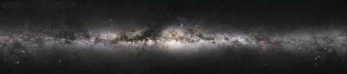 "Panoramabilde av Melkeveien sett fra Jorda. (Foto: Wikimedia Commons)"