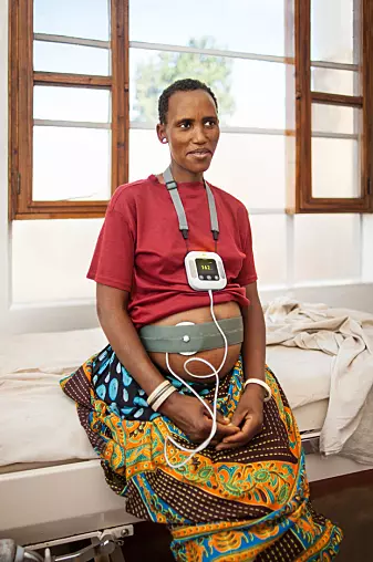One of the tools developed by Safer Births is <span class="italic" data-lab-italic_desktop="italic">Moyo</span>, which helps healthcare professionals to detect abnormal fetal heart rate more often and earlier.