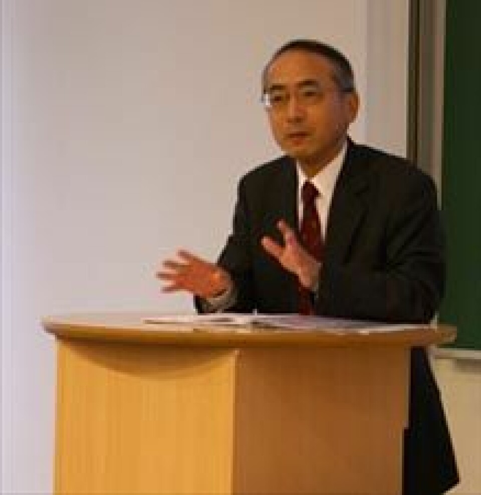 'Japans ambassadør i Norge, Hisao Yamaguchi.'