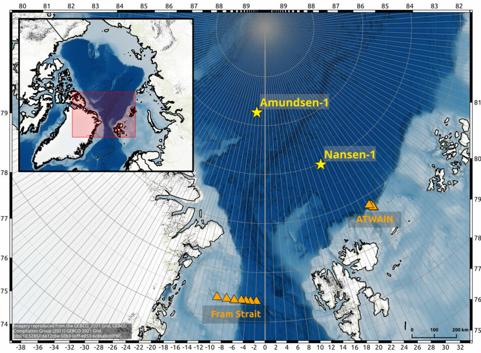 Observasjonene fra riggene Amundsen-1 og Nansen-1 vil være viktige for å kunne forklare sesongvariasjonene forskerne observerer med riggene i Framstredet, og også riggene i Barentshavet som kalles ATWAIN.