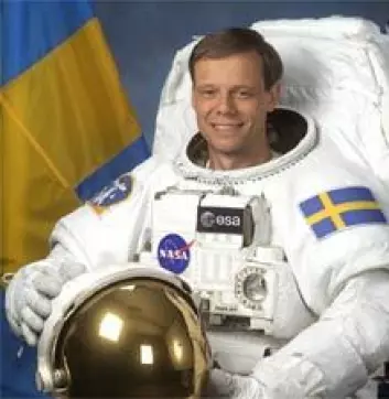 Christer Fuglesang, den europeiske romorganisasjonen ESAs svenske astronaut, får en ny tur i rommet. Foto: NASA