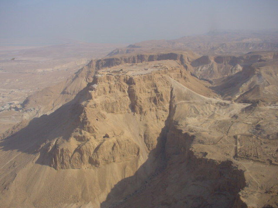 'Masada nasjonalpark. (Foto: Wikimedia Commons)'