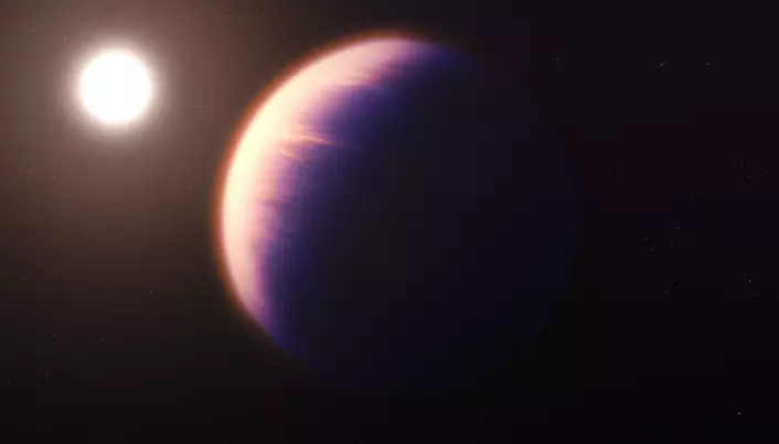 Romteleskopet James Webb har oppdaget karbondioksid på en fjern planet