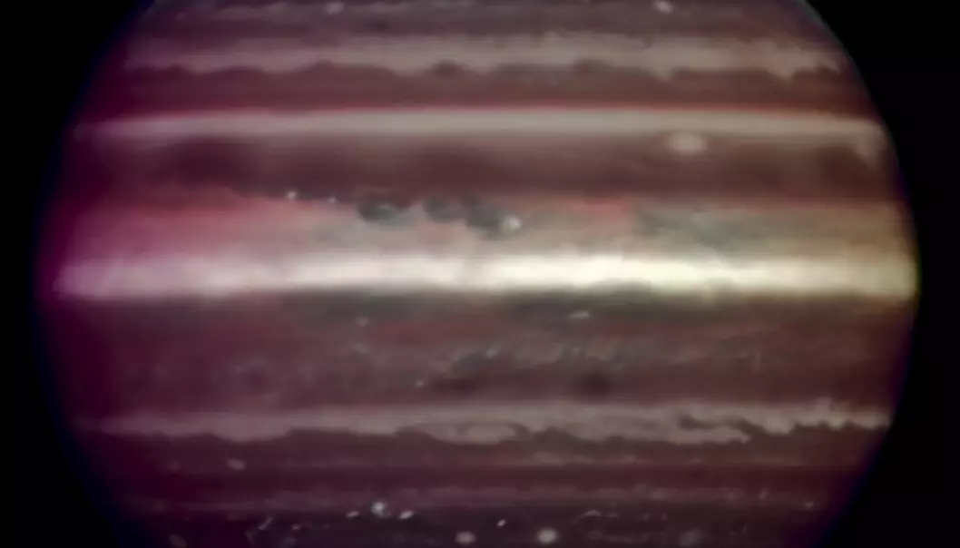 Rekordskarpt bilde av Jupiter