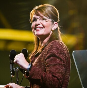 Palin i Dover, New Hampshire, 15. oktober 2008. (Foto: Roger H. Goun/Wikimedia Commons) Palin i Dover, New Hampshire, 15. oktober 2008. (Foto: Roger H. Goun/Wikimedia Commons)