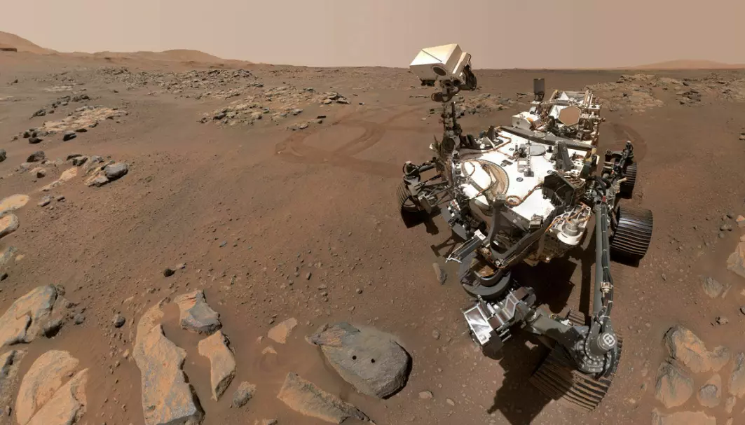 Perseverance har med seg forskjellige instrumenter på Mars, blant annet en liten boks som lager oksygen.