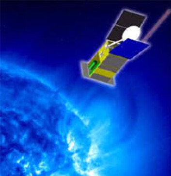 "Solar Orbiter er den europeiske romorganisasjonen ESAs nye solsonde. Den skal gå nærmere sola enn det andre romsonder har gjort før. Oppskytningen er planlagt til 2015. (Illustrasjon: ESA)" "Solar Orbiter er den europeiske romorganisasjonen ESAs nye solsonde. Den skal gå nærmere sola enn det andre romsonder har gjort før. Oppskytningen er planlagt til 2015. (Illustrasjon: ESA)"