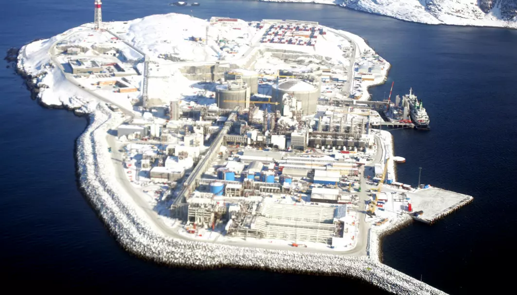 Snøhvitanlegget på Melkøya, der det ble bygget et banebrytende eksportanlegg for LNG.