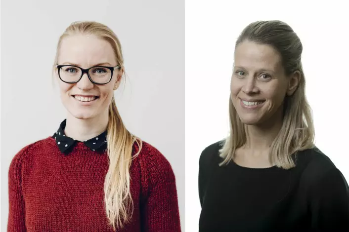 Scientists Marthe Jordbrekk Blikra (left), Nofima, and Inger Aakre (right), IMR, authors of the review article on iodine content in kelp.