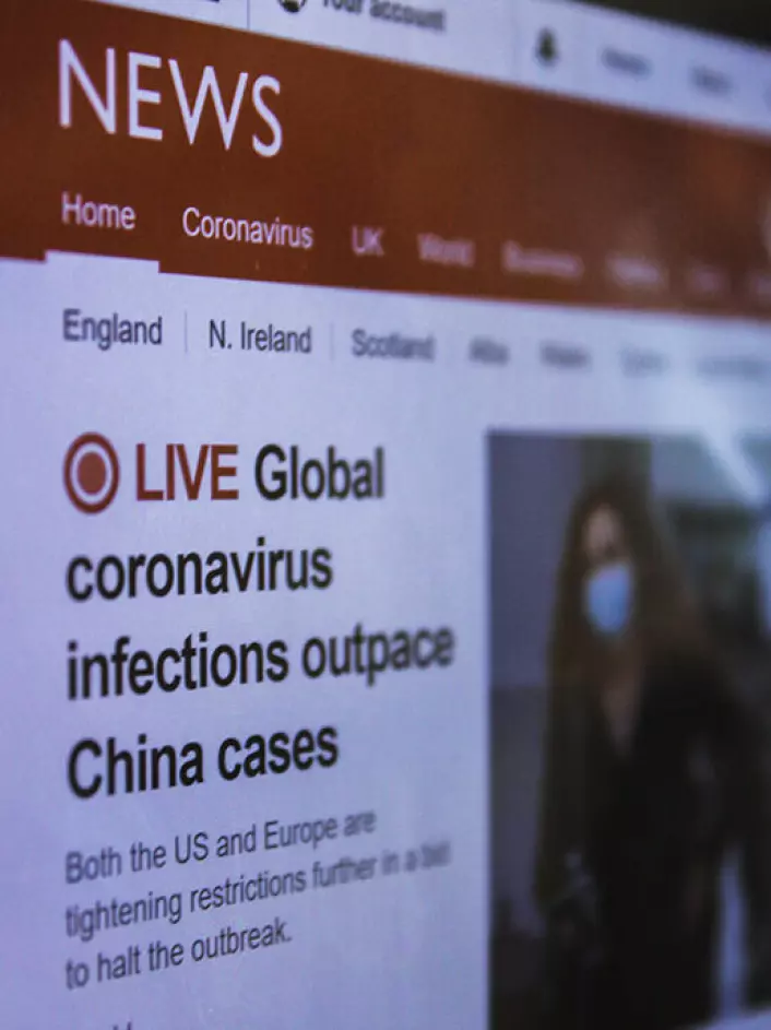 During the corona pandemic, many were as glued to the online newspapers to stay up to date on the spread of the virus. "It feels like you're falling behind if you don't update all the time," says Ytreberg.