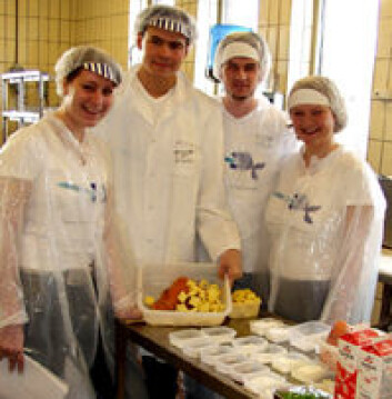 "Kristin B. Lømsland, Anders Johansen, Mika A. Falck-Hansen og Elin M. Eriksen. (Foto: Marit Haugdahl)" "Kristin B. Lømsland, Anders Johansen, Mika A. Falck-Hansen og Elin M. Eriksen. (Foto: Marit Haugdahl)"