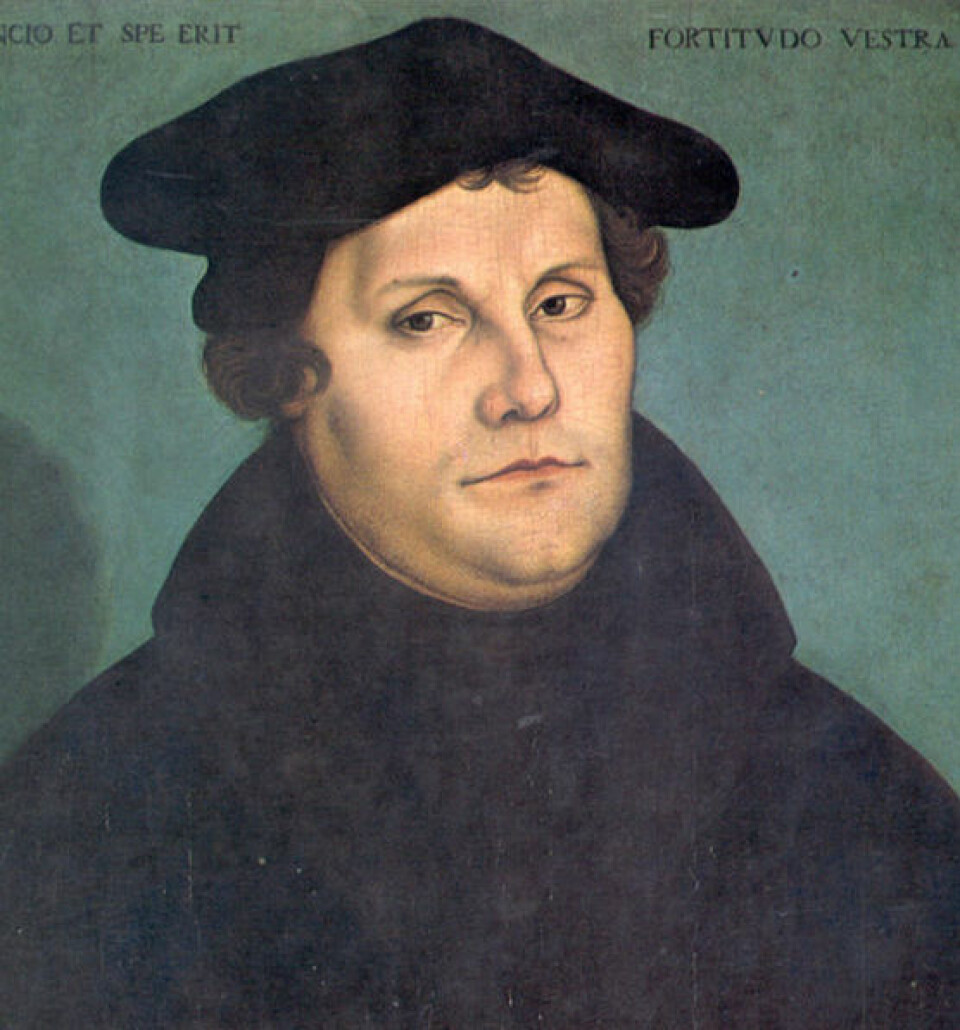 Martin Luther. Bilde: Wikimedia Commons