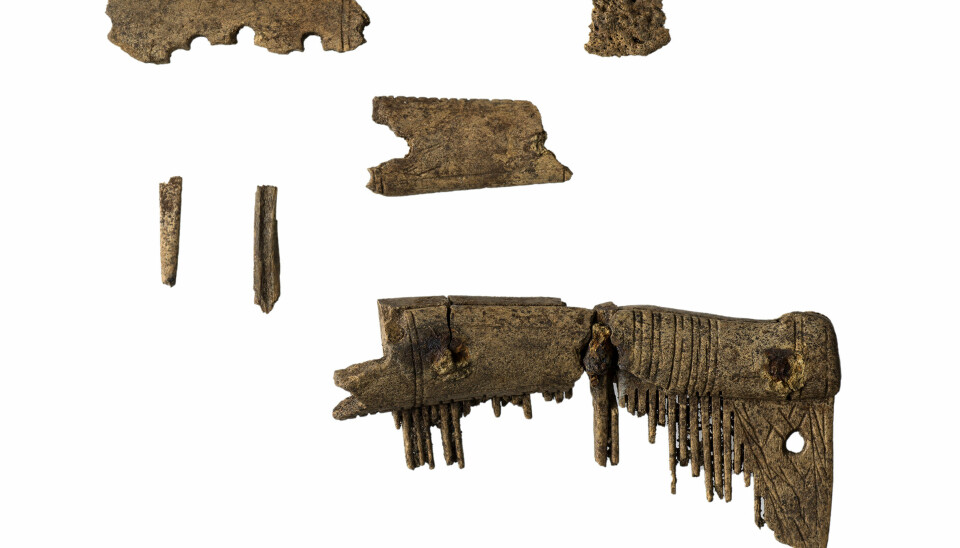Disse funnene av kam og kamdeler i bein i tilknytning til et av de to grophusene tyder på at det ble utført spesialisert håndverk på stedet før kirken ble bygget.
