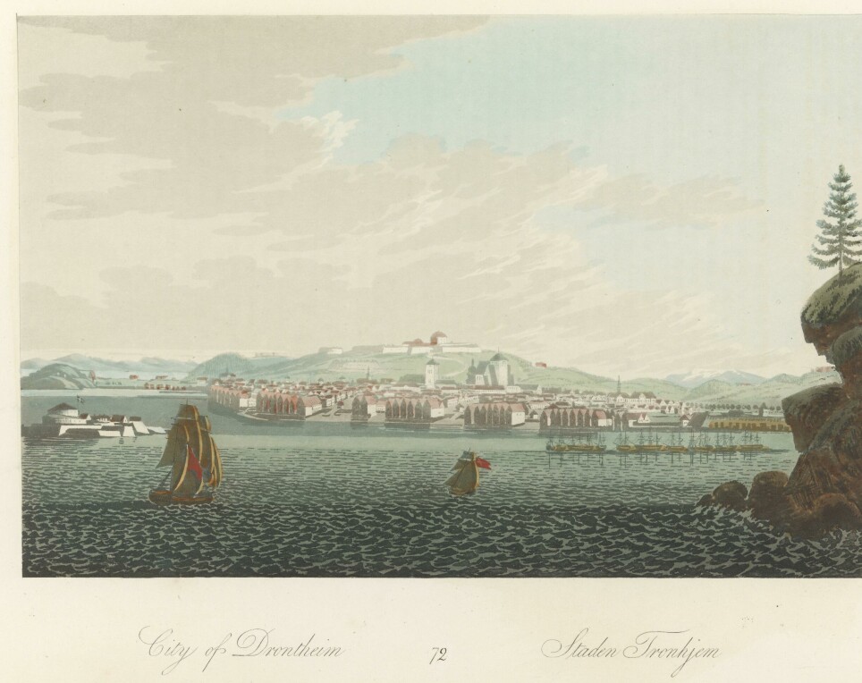 Trondheim mellom 1800-1817.